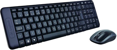 Keyboard and Wireless Mouse Logitech MK220 RF
