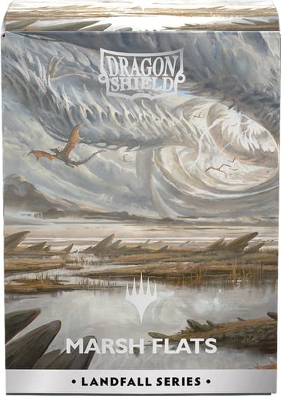 Dragon Shield kaartenhoezen Magic the Gathering Landfall Marsh Flats 100 stuks.