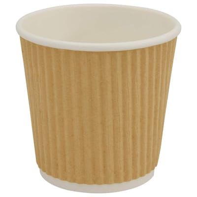 vidaXL - Papieren - koffiekopjes - 1000 - st - 4oz - 100 - ml - bruin