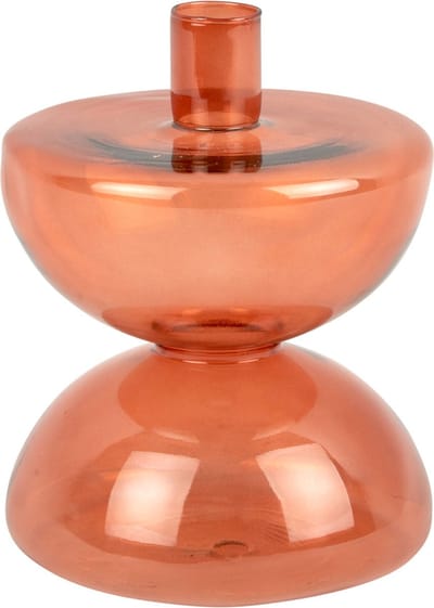 Present Time Kandelaar Diabolo - Oranje - Ø12cm - Scandinavisch,Modern