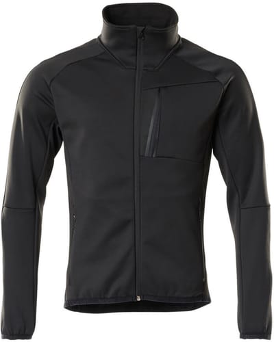 Mascot Unique Fleecetrui met rits 18603-316 - Zwart - 2XL