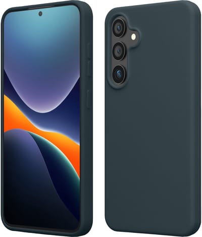 kwmobile telefoonhoesje geschikt voor Samsung Galaxy S25 - Hoesje met siliconen coating - Smartphone case in leisteen