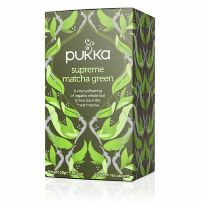 Pukka Biologische Thee Supreme Matcha Green - 3 x 20 stuks - Voordeelverpakking