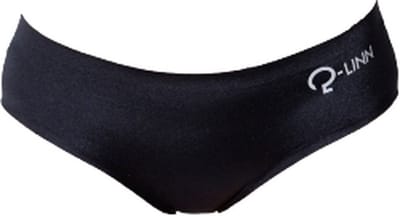 dames slip sport boxer, naadloos, black / zwart