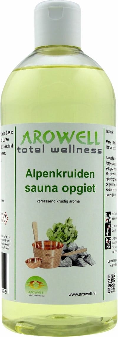 Arowell - Alpenkruiden sauna opgiet saunageur opgietconcentraat - 1 ltr