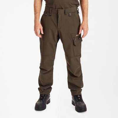 Engel Entire monteursbroek met 4-weg stretch 2336-234 - Forest Green / Black - 42