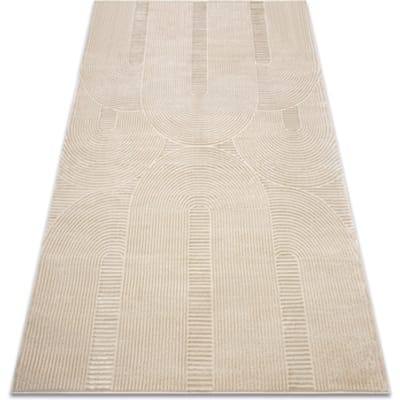 Kleden Rugsx Tapijt BALANCE 9086 taupe - Geometrisch, structure 200x290 cm