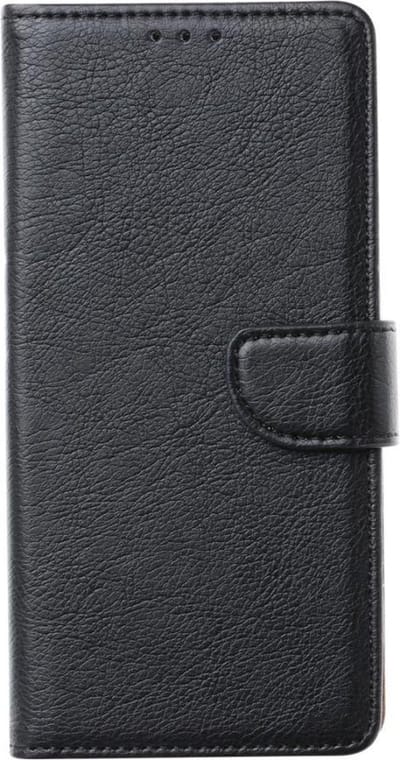 LuxeBass Telefoon Wallet Bookcase voor Samsung Galaxy A22 4G - Portemonnee telefoonhoesje voor Bankpassen - Kunstleer - Siliconen Houder - Magnetische sluiten- Zwart - telefoonhoes - gsm hoes - telefoonhoesjes - telefoonhoes - gsm hoes - gsm hoesjes