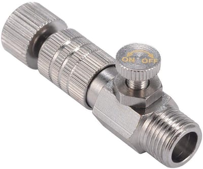 Allecto - Airbrush Quick Disconnect Coupler - Luchtcompressor Koppeling - Zilver - Airbrush Slang - Geschikt voor Airbrush en Slang - 1/8" Plug