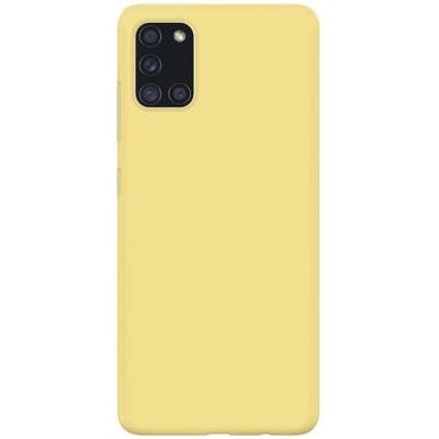 ShieldCase pantone siliconen Hoesje geschikt voor Samsung Galaxy A21s - in meerdere kleuren verkrijgbaar - kwalitatieve backcover - optimale bescherming - geel