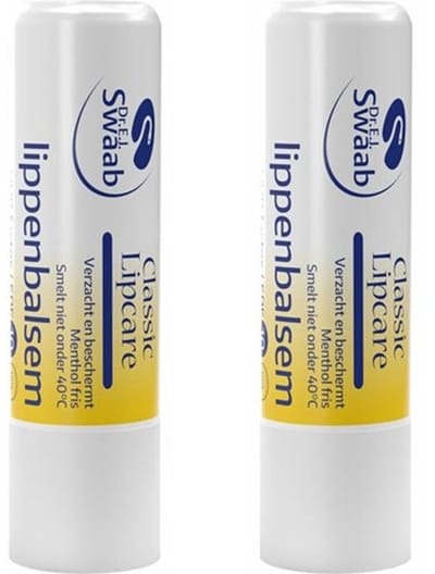 Dr. Swaab Lippenbalsem Classic Stick - 2 x 5 Gram