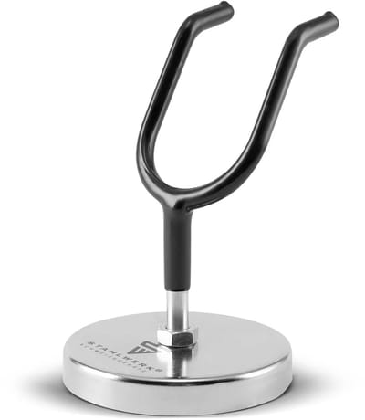 STAHLWERK houder voor verfspuitpistool met magneetvoet, universele houder voor rekken en andere magnetische oppervlakken, zwart