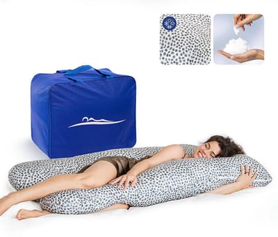 KomfortKissen™ Ergonomisch Kussen - Premium Kussen - Ondersteuning voor Rug en Heupen - Ademend en Zacht - Voor Elke Slaappositie