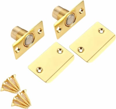 Robuuste magnetische deurstoppers, zelfklevende deurhouders voor slaapkamer, woonkamer en keuken, 2 stuks (goud)
