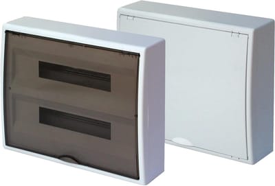 Verdeelkast - Stoppenkast - Elektrische Installatie - 40 Elementen Capaciteit - 423x353x104mm - Wit
