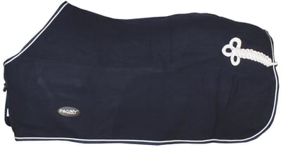 Pagony Geneve Ornament Zweetdeken - Paardendeken - Maat: 175 - Donkerblauw - Polyamide