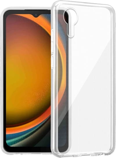 Cadorabo Hoesje geschikt voor Samsung Xcover 7 in VOLLEDIG TRANSPARANT - Beschermhoes gemaakt van flexibel TPU Silicone Case Cover