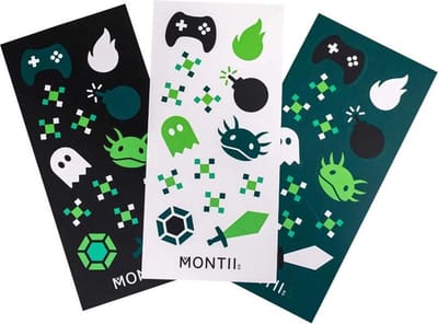 MontiiCo Waterproof Stickerset Game On