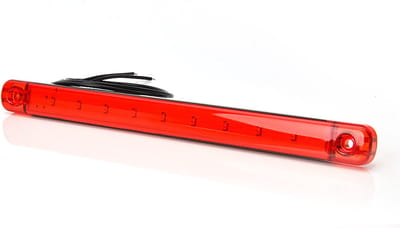 led zijmarkeringslamp universeel rood 9x led - contourlamp - zij lamp - breedtelamp