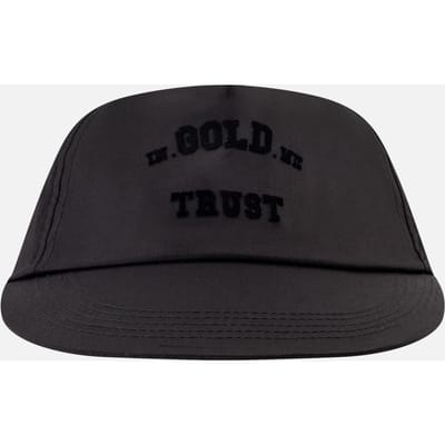 In Gold We Trust The Flock Black Maat: OS | Hoeden Outlet | Unisex | Zwart