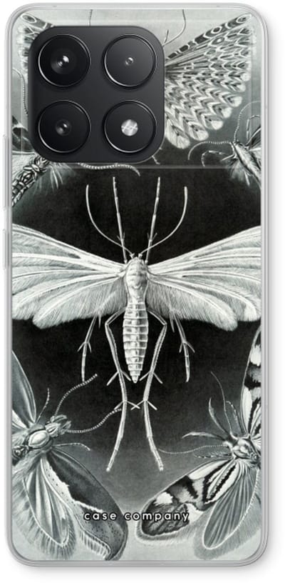 Case Company® - Hoesje geschikt voor Xiaomi Poco F6 Pro hoesje - Haeckel Tineida - Soft Cover Telefoonhoesje - Bescherming aan alle Kanten en Schermrand