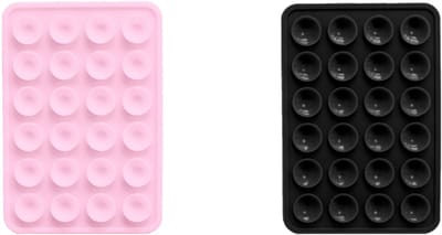 xoxo Wildhearts Telefoonstickers Stick On Me Square Lichtroze + Zwart – geschikt voor alle telefoonhoesjes