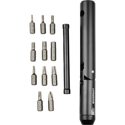 Clé dynamométrique de vélo Portable, outil multifonctionnel de réparation de vélo, vtt, vélo de route noir