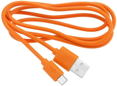 Oplaadkabel voor Videodeurbellen 1m, Compatibel met Ring Video Doorbell 2, 3, 3 Plus, 4 en Pro Plus, Oranje