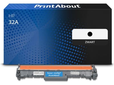 PrintAbout huismerk Drum 32A (CF232A) Zwart Geschikt voor HP