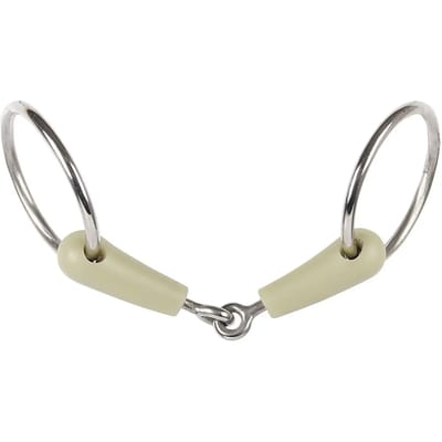 2-rings snaffle bit voor enkel paard Harry's Horse Apple