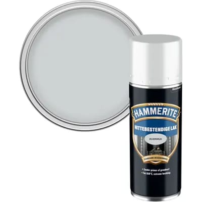 Hammerite - Hittebestendige Lak (Spray) - Zilver Grijs - 400 Ml