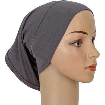Katoen Modal Binnenste Hijab Onderkap Moslim Turban Islam Onderdoek Hijab Kapje Zacht Rekbaar Hijabs Buisvormige Kap Turbante Mujer Hoed beige