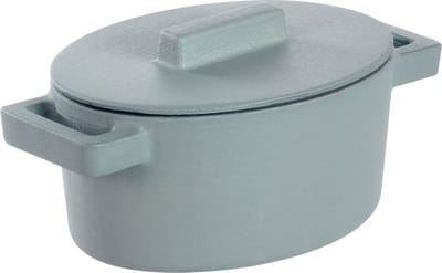 Braadpan Grijs 13 cm x 10 cm incl deksel - Sambonet