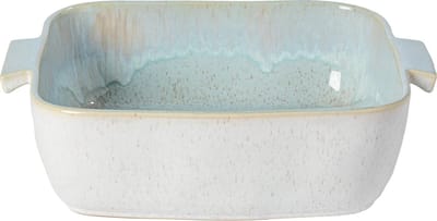 Costa Nova - servies - vierkante schaal 32 cm - Eivissa zeeblauw - aardewerk - H 8,8 cm