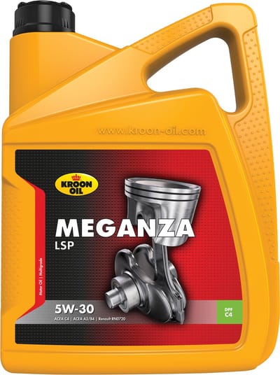 Kroon-Oil Meganza LSP - 5W-30 Motorolie - ACEA C4 - 5 Liter - Low-SAPS