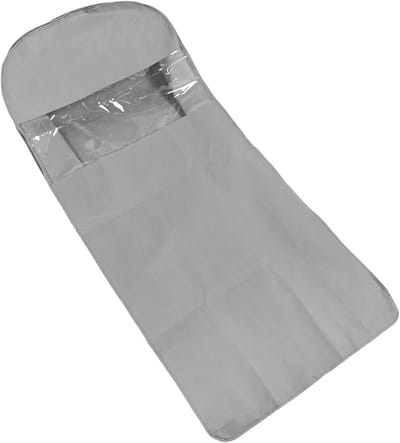 Kledinghoes Ademend Waterdicht - Kledingbeschermer Opberghoes - Kast Organisatie - Stofvrije Bescherming - 128x58cm - Grijs