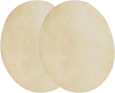 Transparante drumvellen vervangingen voor consistent en helder geluid - 2 stuks van 9 inch voor muziekliefhebbers