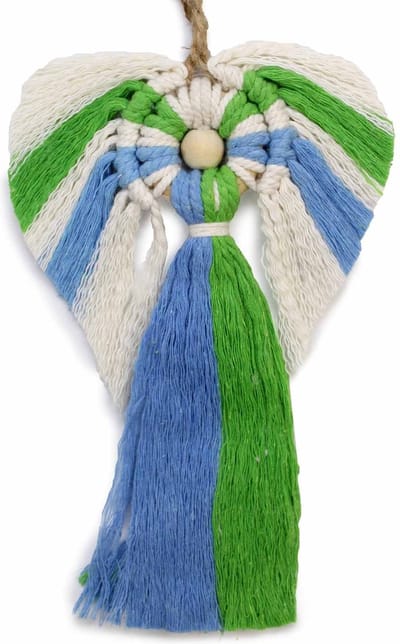 Macramé Engel - Aarde