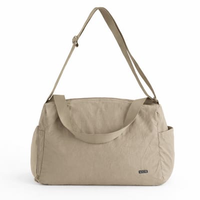 Solier Teya FB53 - Sporttas dames - Schoenenvak - Verstelbare schouderriem - Lichtgewicht - Beige