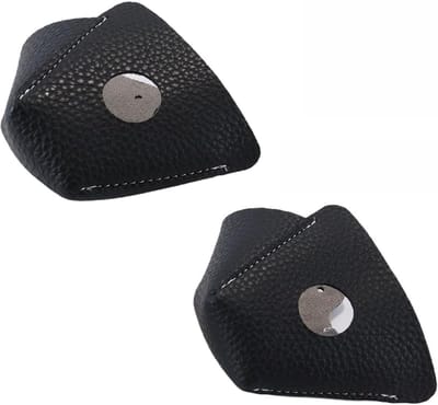 Rolschaats Beschermers - Schoenhoezen Skate - Schoenen Beschermen - Duurzaam PU-Leer - 2 Stuks - Zwart
