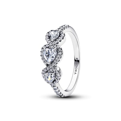 Ring Dames Pandora 194413C01-54 14 Zilverkleurig