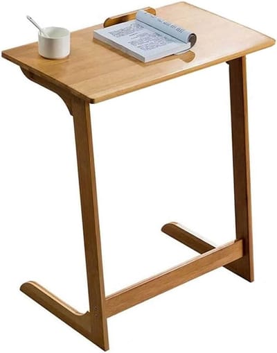 Verstelbaar Bamboe Bureau Tafel voor Laptop en Tablet - Ideaal voor Thuis of Kantoor