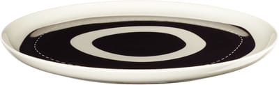 ASA Selection Dessertbord Variété Salto, bord, steengoed, glanzend zwart, 21 cm, 58143248