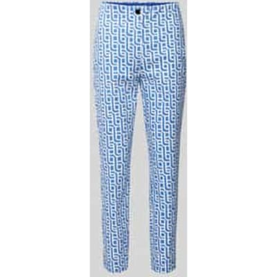 Slim fit stoffen broek met verkort model