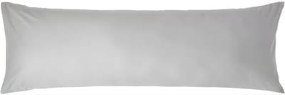 KAD® Kussensloop - Hoes voor Voedingskussen of Lichaamskussen - Kussensloop voor Lichaamskussen - Grijs - ‎50cm x 140cm x 1cm