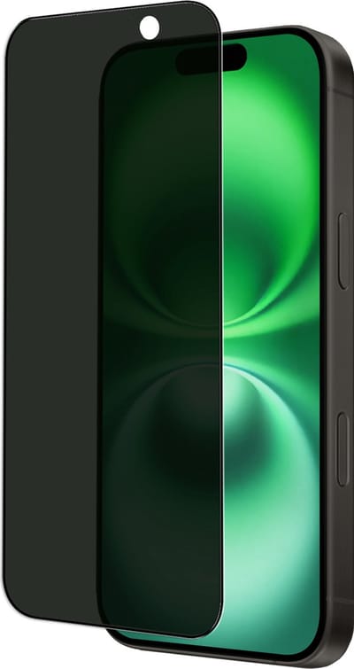 Screenprotector Geschikt voor Apple iPhone 16 - Privacy Filter - Beschermglas - Gehard Glas - Tempered Glass - Screen Protector