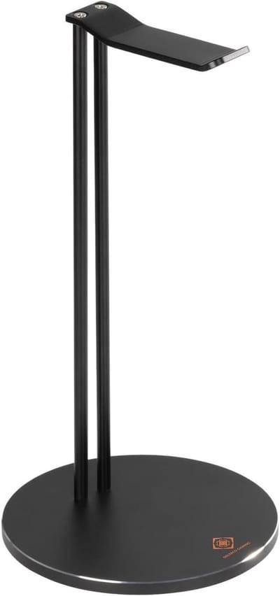 Koptelefoon Standaard - Headset Houder - Bureau Organisatie - Stevig Aluminium - 11x11x19 cm - Zwart