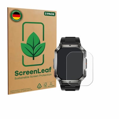 2 Stuks Screenprotector voor Iowodo W70pro 2.01" - Hoogwaardige Beschermfolie transparant