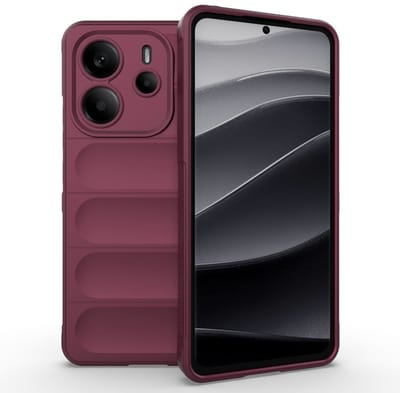 Coverup Hoesje - Geschikt voor Xiaomi Redmi Note 14 4G Hoesje - Coverup Hands-On Rugged Back Cover - Bordeaux