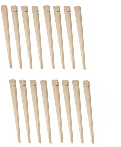 Proplus Tentharing - 16x - hout - 40 cm - tentpennen/zandharing - robuust - extra stevig